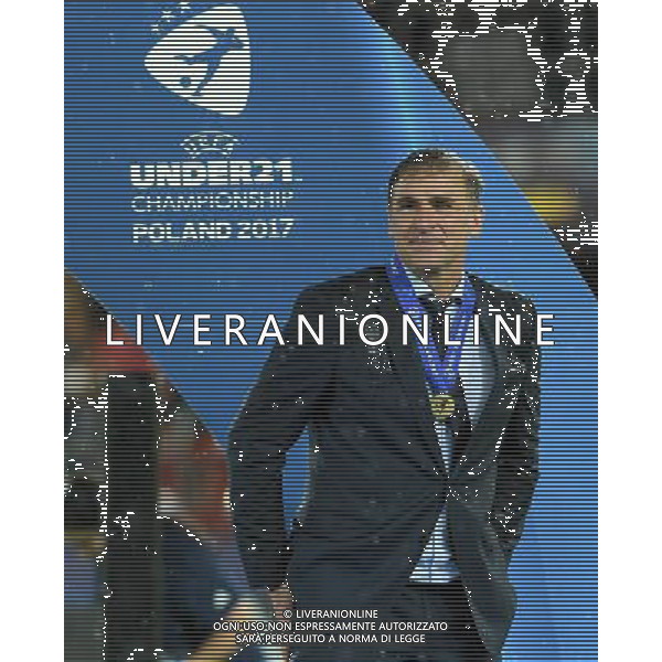 UEFA Campionato Europeo Under 21 Polonia 2017 Finale Krakow (Polonia) - 30.06.2017 Germania-Spagna Nella Foto:Stefan Kuntz /Ph.Vitez-Ag. Aldo Liverani