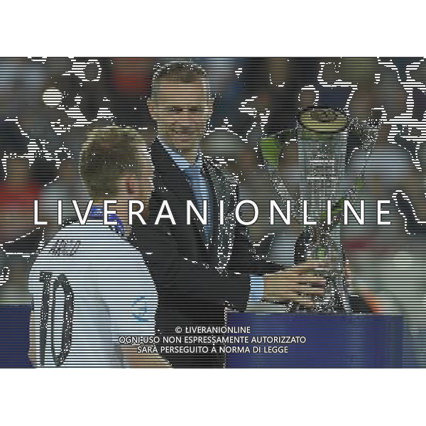 UEFA Campionato Europeo Under 21 Polonia 2017 Finale Krakow (Polonia) - 30.06.2017 Germania-Spagna Nella Foto:Aleksander Ceferin e Maximilian Arnold /Ph.Vitez-Ag. Aldo Liverani