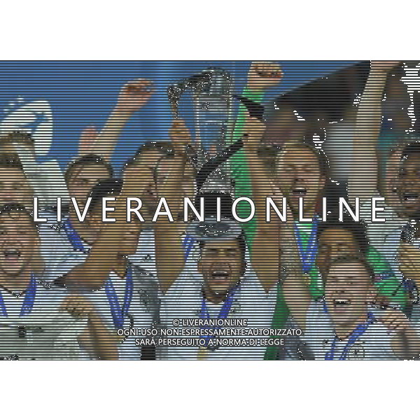 UEFA Campionato Europeo Under 21 Polonia 2017 Finale Krakow (Polonia) - 30.06.2017 Germania-Spagna Nella Foto:Nadiem Amiri con la coppa /Ph.Vitez-Ag. Aldo Liverani