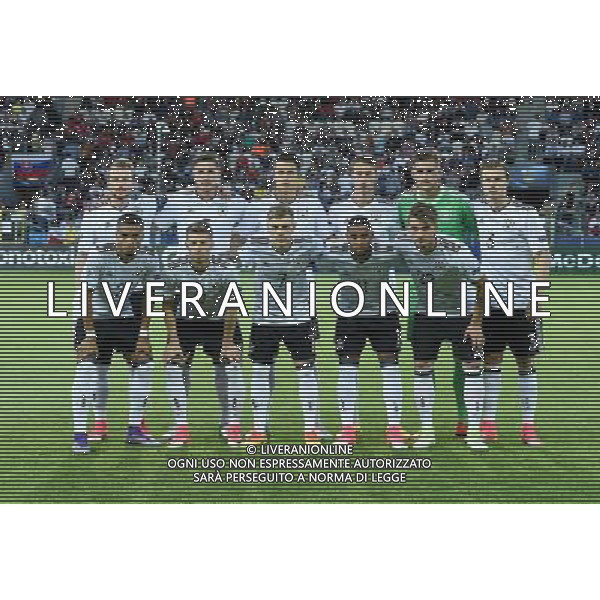 UEFA Campionato Europeo Under 21 Polonia 2017 Finale Krakow (Polonia) - 30.06.2017 Germania-Spagna Nella Foto:Germania Squadra Formazione Pollersbeck,Toljan,Gerhardt,Stark,Meyer,Arnold,Gnabry,Kempf,Weiser,Haberer,Philipp /Ph.Vitez-Ag. Aldo Liverani