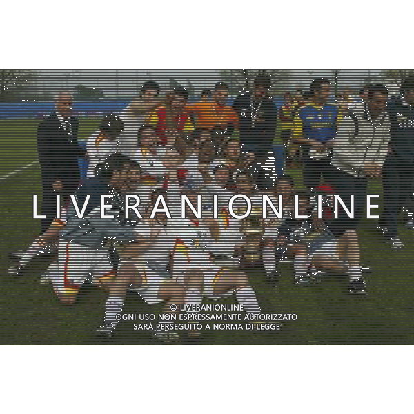 SETTIMO MILANESE 06/04/2005 FINALE DI RITORNO TROFEO TIM PRIMAVERA MILAN-LECCE NELLA FOTO: FESTA LECCE FOTO BARATTINI ALEXANDRO/AG. ALDO LIVERANI
