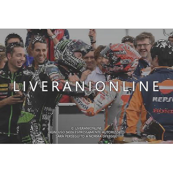 02/07/2017 Sachsenring, Oberlungwitz, Germania; Jonas Folger e Marc Marquez Â©PIAZZOLLA / AGENZIA ALDO LIVERANI SAS - Motomondiale Gara MotoGp Sachsenring, Oberlungwitz, Germania 02/07/2017