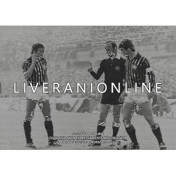 RETROSPETTIVA LUCIANO CHIARUGI ALLENATORE E CALCIATORE NELLA FOTO LUCIANO CHIARUGI CON LA MAGLIA DEL MILAN CON GIANNI RIVERA AG ALDO LIVERANI SAS