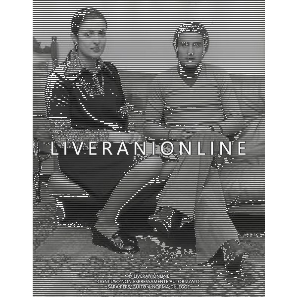 RETROSPETTIVA LUCIANO CHIARUGI ALLENATORE E CALCIATORE NELLA FOTO LUCIANO CHIARUGI IN FAMIGLIA AG ALDO LIVERANI SAS