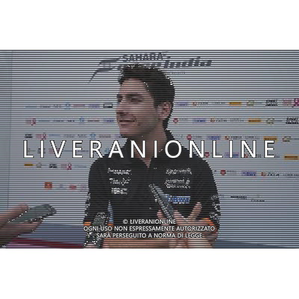 Alfonso Celis Jr (MEX) Sahara Force India F1 Development Driver with the media. 07.07.2017. Formula 1 World Championship, Rd 9, Austrian Grand Prix, Spielberg, Austria, Practice Day. / AGENZIA ALDO LIVERANI SAS - ITALY ONLY EDITORIAL USE ONLY