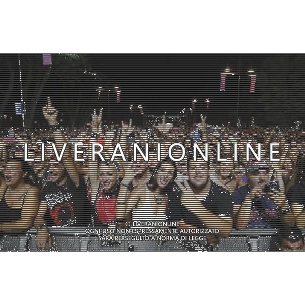 Rimini - Litfiba EutÃ²pia Tour 07/07/2017 nella foto: i fans Â©Claudio Zamagni/Agenzia Aldo Liverani s.a.s. 