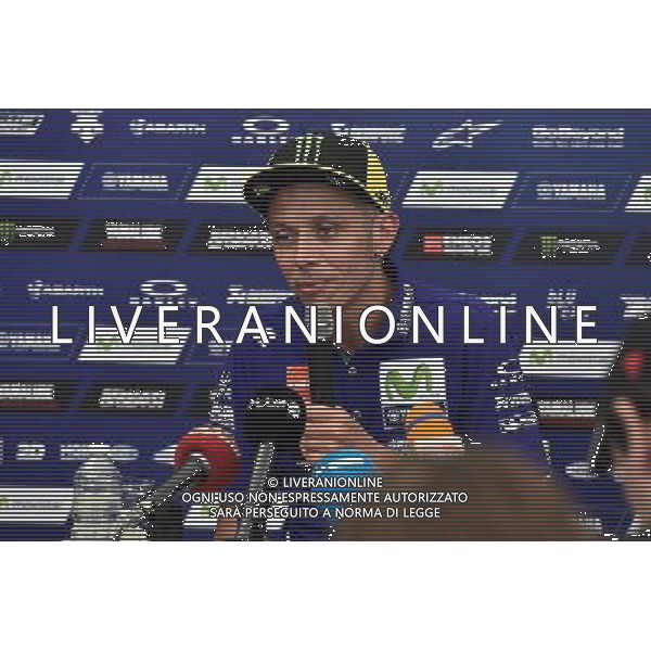 Mugello Italy 04.06.2017 Sixth round MotoGP 2017 at the Mugello Circuit, Valentino Rossi (Movistar Yamaha) photoPSP / Newspix.pl --- Newspix.pl / AGENZIA ALDO LIVERANI SAS - ITALY ONLY EDITORIAL USE ONLY