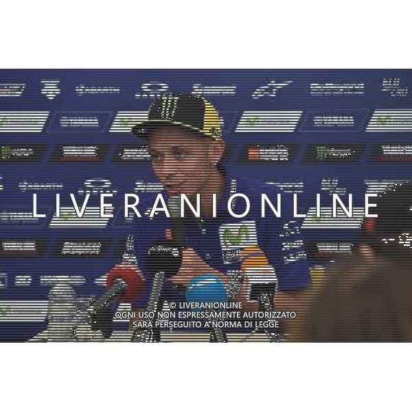 Mugello Italy 04.06.2017 Sixth round MotoGP 2017 at the Mugello Circuit, Valentino Rossi (Movistar Yamaha) photoPSP / Newspix.pl --- Newspix.pl / AGENZIA ALDO LIVERANI SAS - ITALY ONLY EDITORIAL USE ONLY