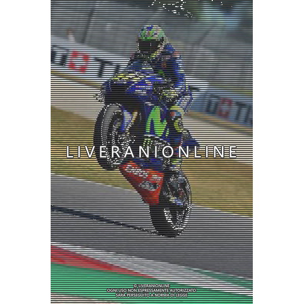 Mugello Italy 04.06.2017 Sixth round MotoGP 2017 at the Mugello Circuit, Valentino Rossi (Movistar Yamaha) photoPSP / Newspix.pl --- Newspix.pl *** Local Caption *** www.newspix.pl mail us: info@newspix.pl call us: 0048 022 23 22 222 --- Polish Picture Agency by Ringier Axel Springer Poland / AGENZIA ALDO LIVERANI SAS - ITALY ONLY EDITORIAL USE ONLY