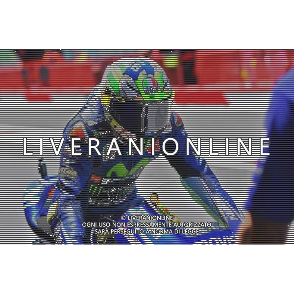 Mugello Italy 04.06.2017 Sixth round MotoGP 2017 at the Mugello Circuit, Valentino Rossi (Movistar Yamaha) photoPSP / Newspix.pl --- Newspix.pl *** Local Caption *** www.newspix.pl mail us: info@newspix.pl call us: 0048 022 23 22 222 --- Polish Picture Agency by Ringier Axel Springer Poland / AGENZIA ALDO LIVERANI SAS - ITALY ONLY EDITORIAL USE ONLY