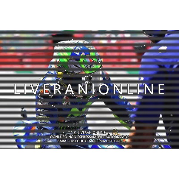 Mugello Italy 04.06.2017 Sixth round MotoGP 2017 at the Mugello Circuit, Valentino Rossi (Movistar Yamaha) photoPSP / Newspix.pl --- Newspix.pl *** Local Caption *** www.newspix.pl mail us: info@newspix.pl call us: 0048 022 23 22 222 --- Polish Picture Agency by Ringier Axel Springer Poland / AGENZIA ALDO LIVERANI SAS - ITALY ONLY EDITORIAL USE ONLY