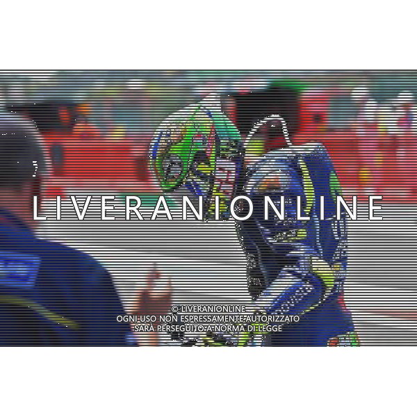 Mugello Italy 04.06.2017 Sixth round MotoGP 2017 at the Mugello Circuit, Valentino Rossi (Movistar Yamaha) photoPSP / Newspix.pl --- Newspix.pl *** Local Caption *** www.newspix.pl mail us: info@newspix.pl call us: 0048 022 23 22 222 --- Polish Picture Agency by Ringier Axel Springer Poland / AGENZIA ALDO LIVERANI SAS - ITALY ONLY EDITORIAL USE ONLY
