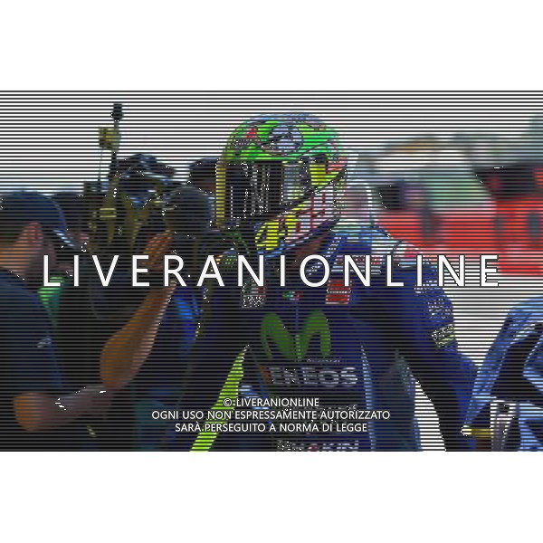 Mugello Italy 04.06.2017 Sixth round MotoGP 2017 at the Mugello Circuit, Valentino Rossi (Movistar Yamaha) photoPSP / Newspix.pl --- Newspix.pl *** Local Caption *** www.newspix.pl mail us: info@newspix.pl call us: 0048 022 23 22 222 --- Polish Picture Agency by Ringier Axel Springer Poland / AGENZIA ALDO LIVERANI SAS - ITALY ONLY EDITORIAL USE ONLY
