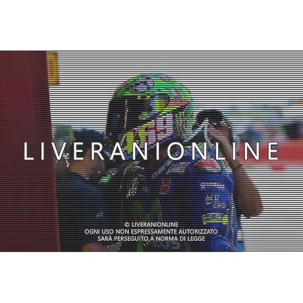 Mugello Italy 04.06.2017 Sixth round MotoGP 2017 at the Mugello Circuit, Valentino Rossi (Movistar Yamaha) photoPSP / Newspix.pl --- Newspix.pl *** Local Caption *** www.newspix.pl mail us: info@newspix.pl call us: 0048 022 23 22 222 --- Polish Picture Agency by Ringier Axel Springer Poland / AGENZIA ALDO LIVERANI SAS - ITALY ONLY EDITORIAL USE ONLY