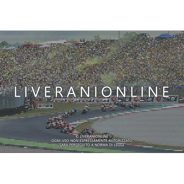 Mugello Italy 04.06.2017 Sixth round MotoGP 2017 at the Mugello Circuit, Valentino Rossi (Movistar Yamaha) photoPSP / Newspix.pl --- Newspix.pl / AGENZIA ALDO LIVERANI SAS - ITALY ONLY EDITORIAL USE ONLY
