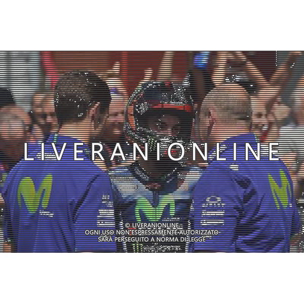 Mugello Italy 04.06.2017 Sixth round MotoGP 2017 at the Mugello Circuit, Maverick Vinales (Movistar Yamaha) photoPSP / Newspix.pl --- Newspix.pl / AGENZIA ALDO LIVERANI SAS - ITALY ONLY EDITORIAL USE ONLY