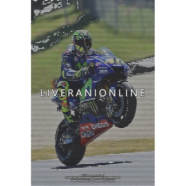 Mugello Italy 04.06.2017 Sixth round MotoGP 2017 at the Mugello Circuit, Valentino Rossi (Movistar Yamaha) photoPSP / Newspix.pl --- Newspix.pl *** Local Caption *** www.newspix.pl mail us: info@newspix.pl call us: 0048 022 23 22 222 --- Polish Picture Agency by Ringier Axel Springer Poland / AGENZIA ALDO LIVERANI SAS - ITALY ONLY EDITORIAL USE ONLY