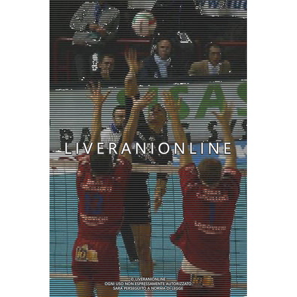 RPA Perugia - Edilbasso Padova Volley Play-off 07/04/2005 nella foto Meszaros Domotor ph Gianni Nucci/Agenzia Aldo Liverani