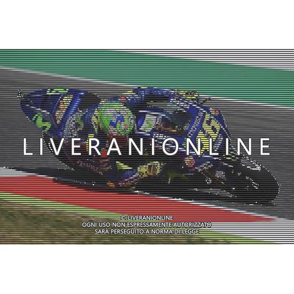 Mugello Italy 04.06.2017 Sixth round MotoGP 2017 at the Mugello Circuit, Valentino Rossi (Movistar Yamaha) photoPSP / Newspix.pl --- Newspix.pl *** Local Caption *** www.newspix.pl mail us: info@newspix.pl call us: 0048 022 23 22 222 --- Polish Picture Agency by Ringier Axel Springer Poland / AGENZIA ALDO LIVERANI SAS - ITALY ONLY EDITORIAL USE ONLY