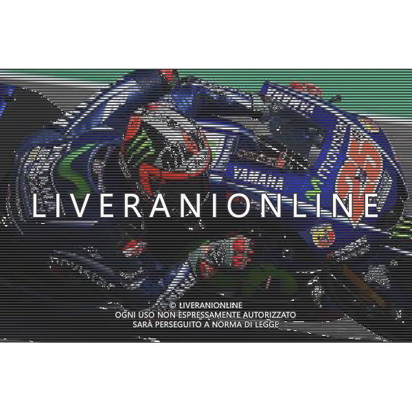 Mugello Italy 04.06.2017 Sixth round MotoGP 2017 at the Mugello Circuit, Maverick Vinales (Movistar Yamaha) photoPSP / Newspix.pl --- Newspix.pl *** Local Caption *** www.newspix.pl mail us: info@newspix.pl call us: 0048 022 23 22 222 --- Polish Picture Agency by Ringier Axel Springer Poland / AGENZIA ALDO LIVERANI SAS - ITALY ONLY EDITORIAL USE ONLY