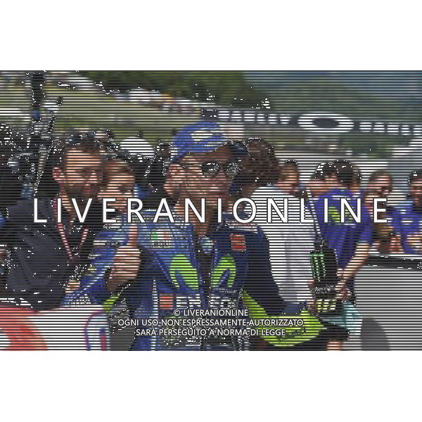 Mugello Italy 04.06.2017 Sixth round MotoGP 2017 at the Mugello Circuit, Valentino Rossi (Movistar Yamaha) photoPSP / Newspix.pl --- Newspix.pl *** Local Caption *** www.newspix.pl mail us: info@newspix.pl call us: 0048 022 23 22 222 --- Polish Picture Agency by Ringier Axel Springer Poland / AGENZIA ALDO LIVERANI SAS - ITALY ONLY EDITORIAL USE ONLY