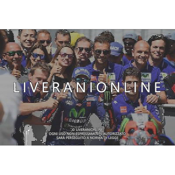 Mugello Italy 04.06.2017 Sixth round MotoGP 2017 at the Mugello Circuit, Maverick Vinales (Movistar Yamaha) photoPSP / Newspix.pl --- Newspix.pl *** Local Caption *** www.newspix.pl mail us: info@newspix.pl call us: 0048 022 23 22 222 --- Polish Picture Agency by Ringier Axel Springer Poland / AGENZIA ALDO LIVERANI SAS - ITALY ONLY EDITORIAL USE ONLY