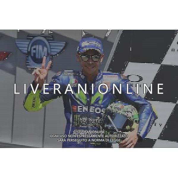 Mugello Italy 04.06.2017 Sixth round MotoGP 2017 at the Mugello Circuit, Valentino Rossi (Movistar Yamaha) photoPSP / Newspix.pl --- Newspix.pl *** Local Caption *** www.newspix.pl mail us: info@newspix.pl call us: 0048 022 23 22 222 --- Polish Picture Agency by Ringier Axel Springer Poland / AGENZIA ALDO LIVERANI SAS - ITALY ONLY EDITORIAL USE ONLY