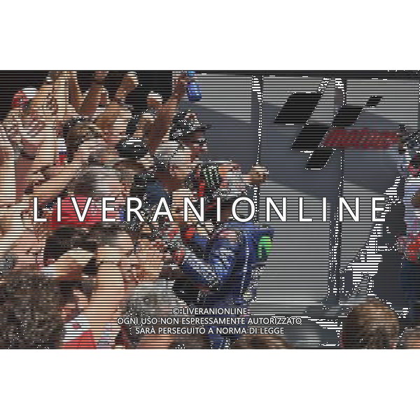 Mugello Italy 04.06.2017 Sixth round MotoGP 2017 at the Mugello Circuit, Maverick Vinales (Movistar Yamaha) photoPSP / Newspix.pl --- Newspix.pl *** Local Caption *** www.newspix.pl mail us: info@newspix.pl call us: 0048 022 23 22 222 --- Polish Picture Agency by Ringier Axel Springer Poland / AGENZIA ALDO LIVERANI SAS - ITALY ONLY EDITORIAL USE ONLY