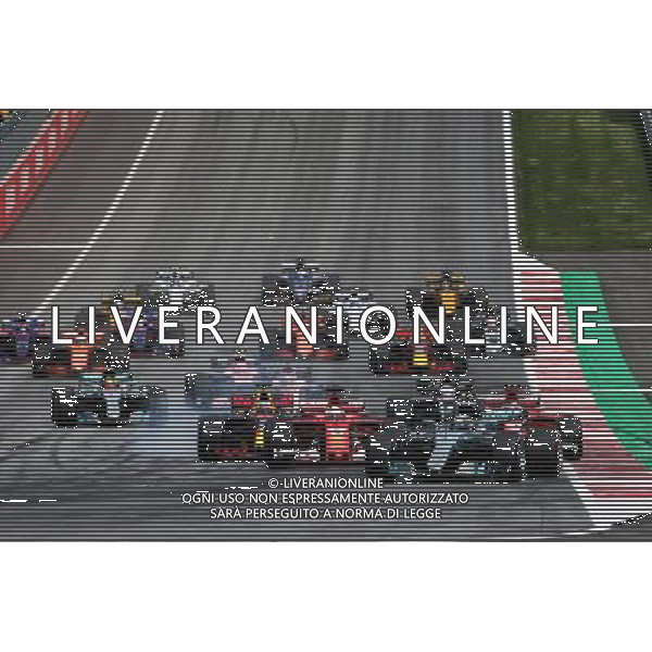 Valtteri Bottas (FIN) Mercedes AMG F1 W08 leads at the start of the race. 09.07.2017. Formula 1 World Championship, Rd 9, Austrian Grand Prix, Spielberg, Austria, Race Day. AG ALDO LIVERANI SAS ONLY ITALY