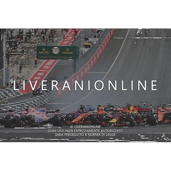 Daniil Kvyat (RUS) Scuderia Toro Rosso STR12, Carlos Sainz Jr (ESP) Scuderia Toro Rosso STR12, and Max Verstappen (NLD) Red Bull Racing RB13, crash at the start of the race. 09.07.2017. Formula 1 World Championship, Rd 9, Austrian Grand Prix, Spielberg, Austria, Race Day. AG ALDO LIVERANI SAS ONLY ITALY