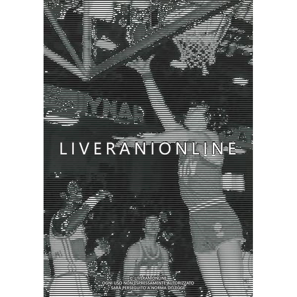 RETROSPETTIVA VITTORIO FERRACINI BASKET NELLA FOTO VITTORIO FERRACINI CON LA MAGLIA BILLY AG ALDO LIVERANI SAS