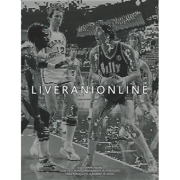 RETROSPETTIVA VITTORIO FERRACINI BASKET NELLA FOTO VITTORIO FERRACINI CON LA MAGLIA BILLY AG ALDO LIVERANI SAS