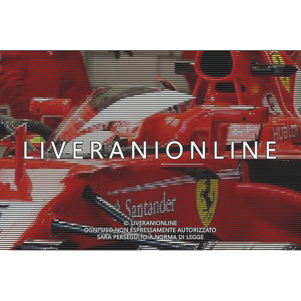 Shield cockpit cover on the Ferrari SF70H. 14.07.2017. Formula 1 World Championship, Rd 10, British Grand Prix, Silverstone, England, Practice Day. AG ALDO LIVERANI SAS ONLY ITALY