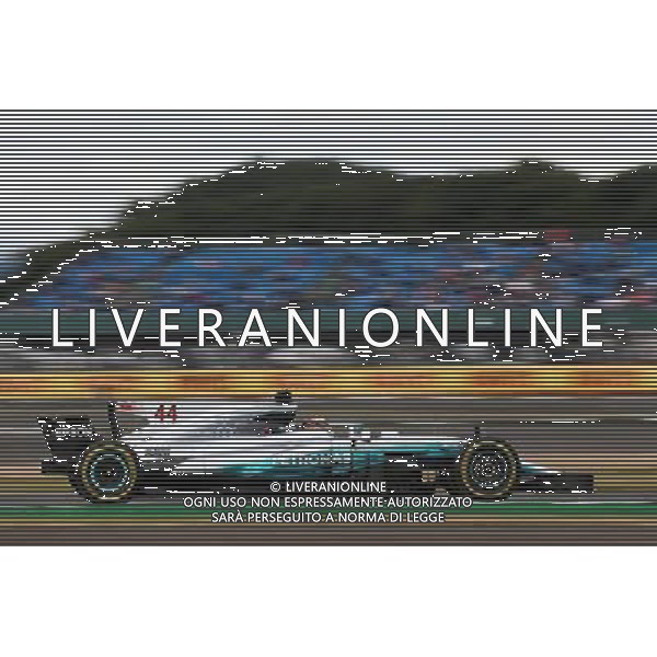 Lewis Hamilton (GBR) Mercedes AMG F1 W08. 14.07.2017. Formula 1 World Championship, Rd 10, British Grand Prix, Silverstone, England, Practice Day. AG ALDO LIVERANI SAS ONLY ITALY