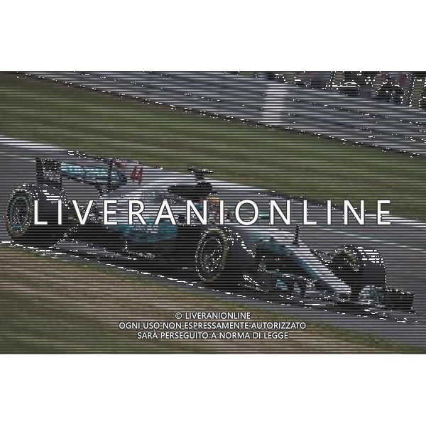 Lewis Hamilton (GBR) Mercedes AMG F1 W08. 14.07.2017. Formula 1 World Championship, Rd 10, British Grand Prix, Silverstone, England, Practice Day. AG ALDO LIVERANI SAS ONLY ITALY