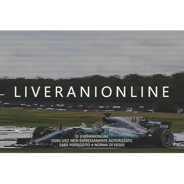 Lewis Hamilton (GBR) Mercedes AMG F1 W08. 14.07.2017. Formula 1 World Championship, Rd 10, British Grand Prix, Silverstone, England, Practice Day. AG ALDO LIVERANI SAS ONLY ITALY