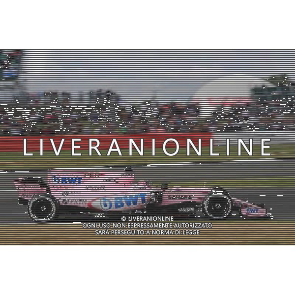 Sergio Perez (MEX) Sahara Force India F1 VJM10. 14.07.2017. Formula 1 World Championship, Rd 10, British Grand Prix, Silverstone, England, Practice Day. AG ALDO LIVERANI SAS ONLY ITALY
