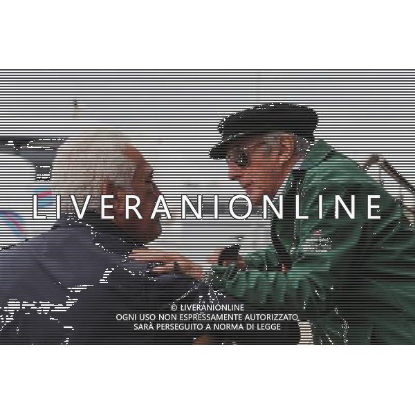 Lawrence Stroll (CDN) Businessman with Jackie Stewart (GBR). 16.07.2017. Formula 1 World Championship, Rd 10, British Grand Prix, Silverstone, England, Race Day. / AGENZIA ALDO LIVERANI SAS - ITALY ONLY EDITORIAL USE ONLY - Gp F1 Inghilterra Gara 16.07.2017