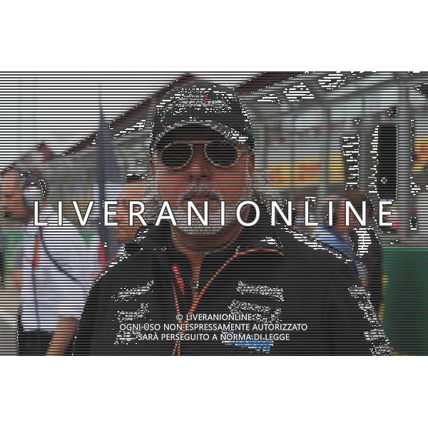 Flavio Briatore (ITA) on the grid. 16.07.2017. Formula 1 World Championship, Rd 10, British Grand Prix, Silverstone, England, Race Day. AG ALDO LIVERAI SAS ONLY ITALY