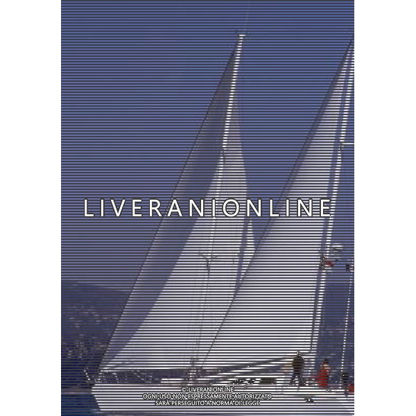 Leonardo Enrico Forneron Mondadori editore italiano - RETROSPETTIVA nella foto sullo yacht swannanoa © ARCHIVIO / AGENZIA ALDO LIVERANI SAS
