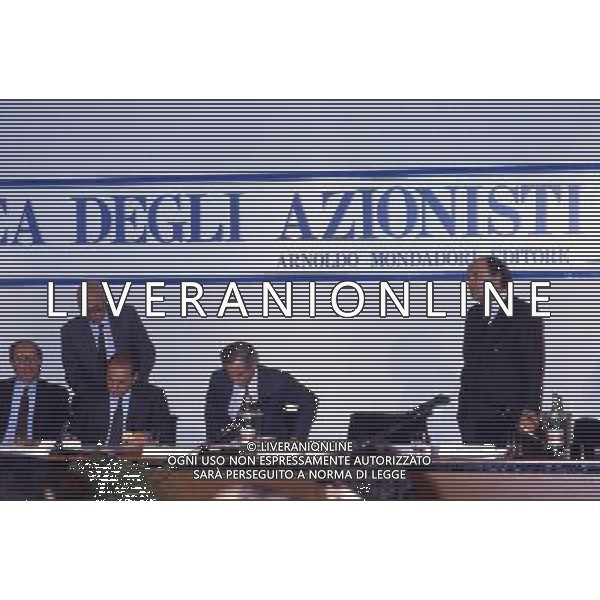 Leonardo Enrico Forneron Mondadori editore italiano - RETROSPETTIVA nella foto con Silvio Berlusconi © ARCHIVIO / AGENZIA ALDO LIVERANI SAS