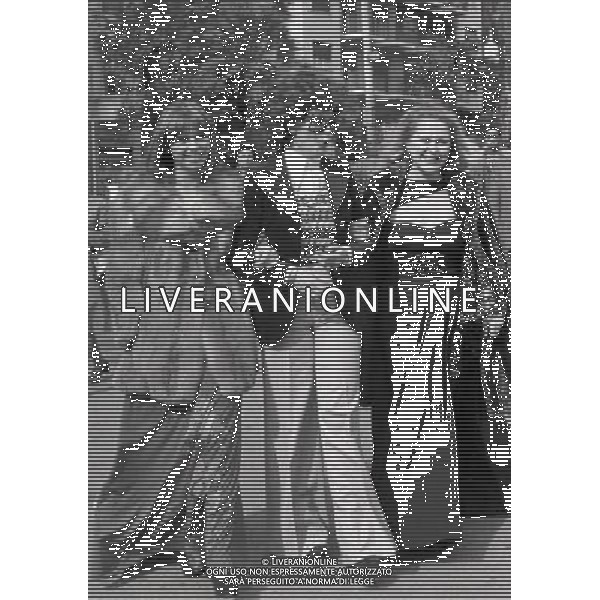 Il 25mo Festival della canzone italiana di Sanremo dal 27 febbraio al 1 marzo 1975 - RETROSPETTIVA nella foto Valentina Greco, Gilda e Angela Luce © ARCHIVIO / AGENZIA ALDO LIVERANI SAS