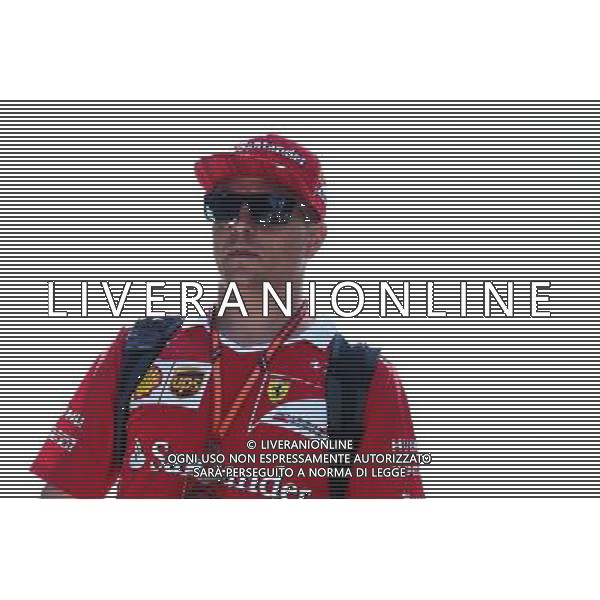 Kimi Raikkonen (FIN) Ferrari. 28.07.2017. Formula 1 World Championship, Rd 11, Hungarian Grand Prix, Budapest, Hungary, Practice Day. /AGENZIA ALDO LIVERANI SAS - ITALY ONLY EDITORIAL ONLY - GP F1 UNGHERIA PROVE LIBERE 28/07/2017