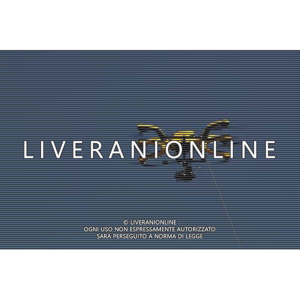 A drone. 28.07.2017. Formula 1 World Championship, Rd 11, Hungarian Grand Prix, Budapest, Hungary, Practice Day. /AGENZIA ALDO LIVERANI SAS - ITALY ONLY EDITORIAL ONLY - GP F1 UNGHERIA PROVE LIBERE 28/07/2017