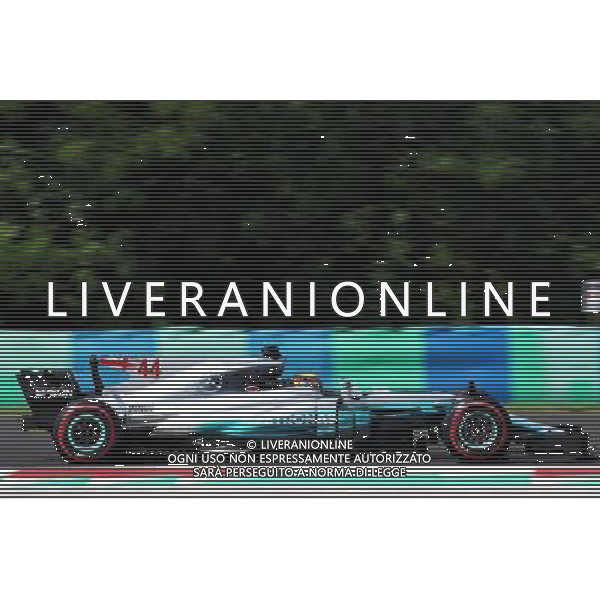 Lewis Hamilton (GBR) Mercedes AMG F1 W08. 28.07.2017. Formula 1 World Championship, Rd 11, Hungarian Grand Prix, Budapest, Hungary, Practice Day. /AGENZIA ALDO LIVERANI SAS - ITALY ONLY EDITORIAL ONLY - GP F1 UNGHERIA PROVE LIBERE 28/07/2017