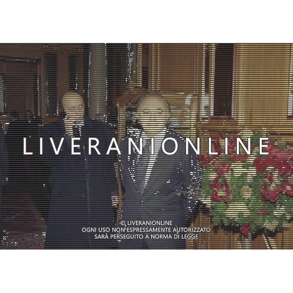 16-12-1997 MILANO HOTEL PRINCIPE E SAVOIA FESTA DI NATALE DELLA LEGA CALCIO NELLA FOTO LUCIANO MOGGI ECON CORRADO FERLAINO AG ALDO LIVERANI SAS