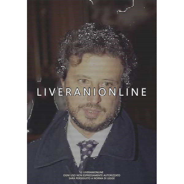 16-12-1997 MILANO HOTEL PRINCIPE E SAVOIA FESTA DI NATALE DELLA LEGA CALCIO NELLA FOTO MORONI MARIO PRESIDENTE LECCE CALCIO AG ALDO LIVERANI SAS