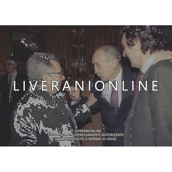 16-12-1997 MILANO HOTEL PRINCIPE E SAVOIA FESTA DI NATALE DELLA LEGA CALCIO NELLA FOTO ENZO BEARZOT E DINO ZOFF E CANDIDO CANNAVO\' AG ALDO LIVERANI SAS