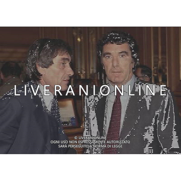 16-12-1997 MILANO HOTEL PRINCIPE E SAVOIA FESTA DI NATALE DELLA LEGA CALCIO NELLA FOTO FELICE PULICI E DINO ZOFF AG ALDO LIVERANI SAS