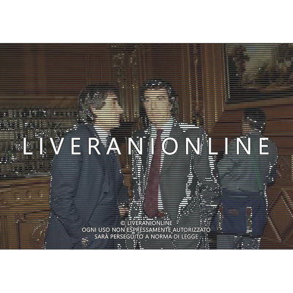 16-12-1997 MILANO HOTEL PRINCIPE E SAVOIA FESTA DI NATALE DELLA LEGA CALCIO NELLA FOTO FELICE PULICI E DINO ZOFF AG ALDO LIVERANI SAS
